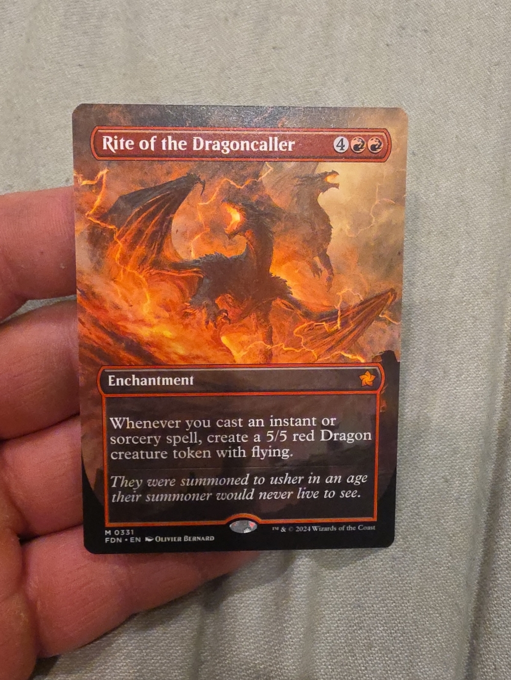 Magic: The Gathering Rite of The Dragoncaller